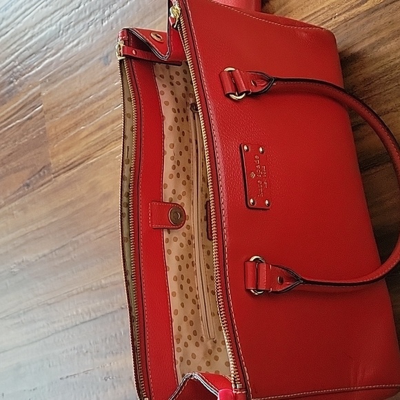 Kate Spade Apple Red Purse and Wallet - Picture 7 of 7